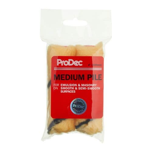 ProDec 4" Medium Pile Woven Acrylic Roller Refills (2 Pk) PRRE039