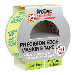 ProDec Precision Masking Tape Low Tack 48mmx50M ATMT008