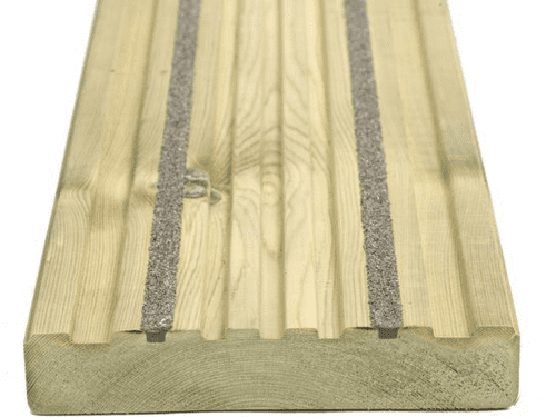 Q-GRIP 27mmx144mm Slip Resistant Single Sided Deck Board Canterbury D32150Q