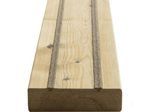 Q-GRIP 33mmx120mm Slip Resistant Single Sided Deck Board York D38125Q