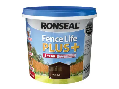 RONSEAL FenceLife Plus+ Fence Paint Dark Oak 5L 37623