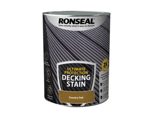 RONSEAL Ultimate Protection Decking Stain Country Oak 5L 39111