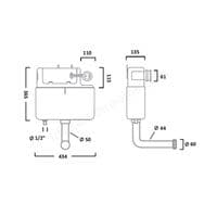 ROPER RHODES Torrent Concealed Cistern Bottom Entry TR9001