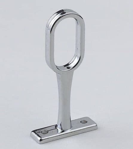 ROTHLEY 30x15mm Chrome Oval Centre Support Bracket FWXXC0B661