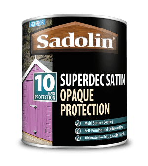 SADOLIN Superdec Satin Black 1L 5028828