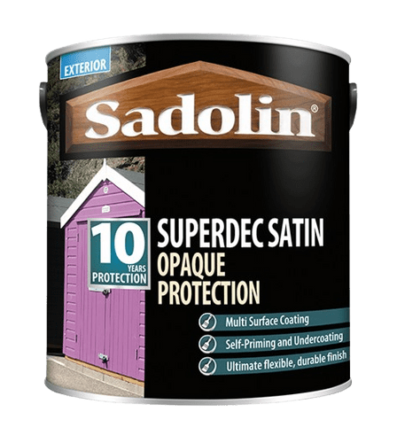 SADOLIN Superdec Satin White 2.5L 5028826