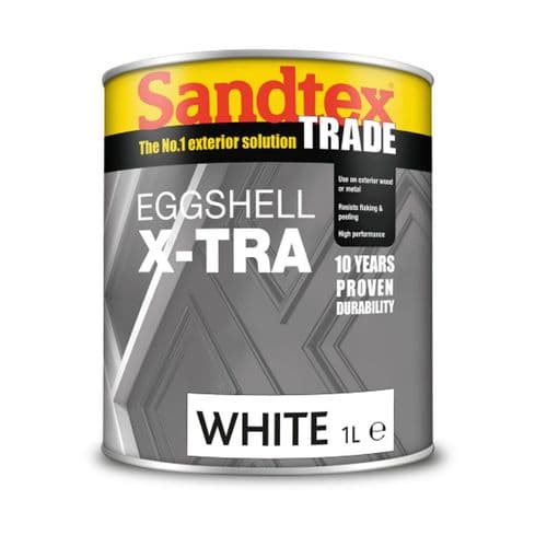 SANDTEX Eggshell X-tra White 1L 5073979