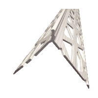 SimpsonST 15mm Plastic Angle Bead 3.0M White PSAB1530W