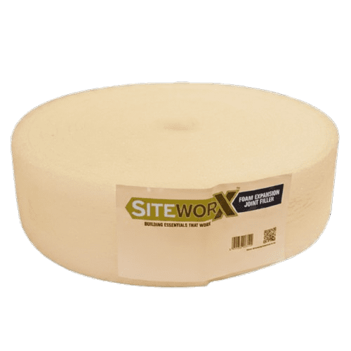 SITEWORX Cream Foam Expansion Joint Strip 10mmx150mmx10M SEC102