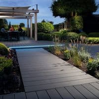 SMARTBOARD 20mmx138mm Solid Composite Decking Board 3.6M Slate D20138SL