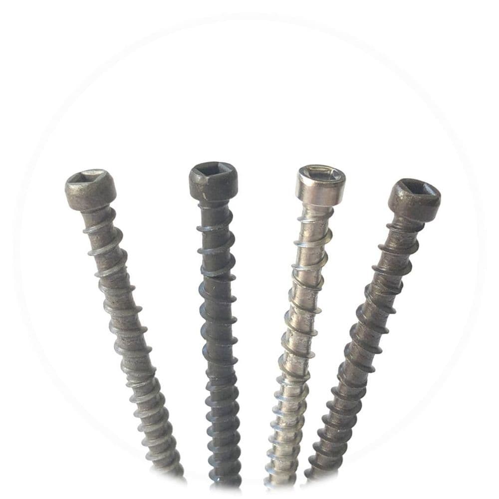 SMARTBOARD 63mm Decking Screws Brown Box 200 SMARTBS63B