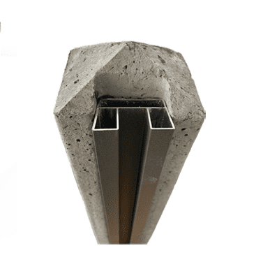 SMARTBOARD Composite Fence Post - Concrete Retro Fit