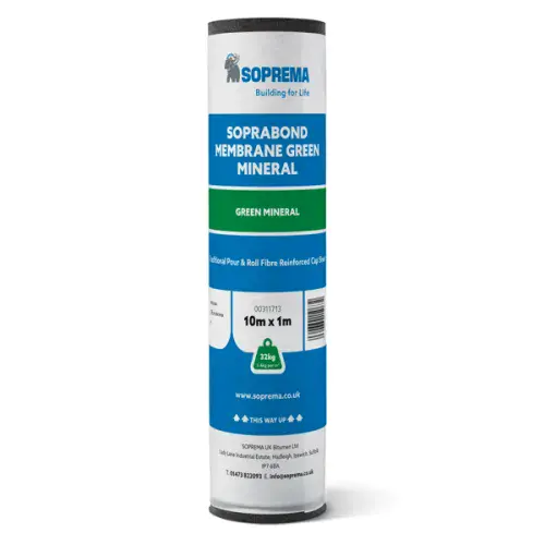 SOPRABOND Membrane Green Mineral Felt 1Mx10M (32kg) 00311713 