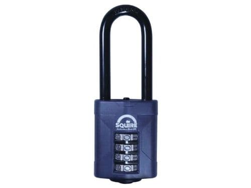 SQUIRE CP50/2.5 50mm Long Shackle Combi Padlock HSQCP5025