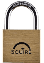 SQUIRE LN4 40mm Brass Double Locking Padlock HSQLN4