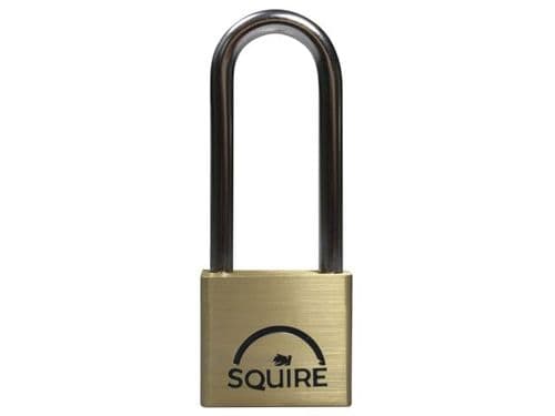 SQUIRE LN4LS 40mm-65mm Long Shackle Brass Padlock HSQLN4212