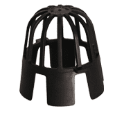 STADIUM 2 1/2" Gutter Balloon Black PVC BM38/1