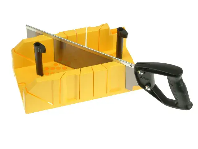 STANLEY Clamping Mitre Box & Saw STA120600