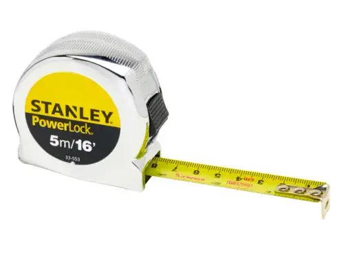 STANLEY PowerLock Classic Pocket Tape Measure 5M STA033553