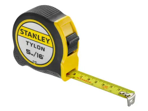 STANLEY Tylon Pocket Tape 5m (16') Width19mm STA030696N