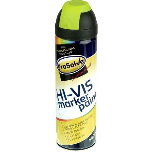 STL Prosolve Hi-Vis Marking Paint 500ml Yellow PVHIVISFYA