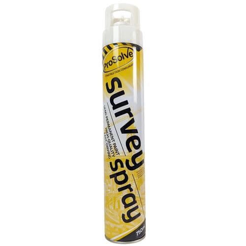 Prosolve Survey Spray Marker Paint 750ml White PVSUW7A