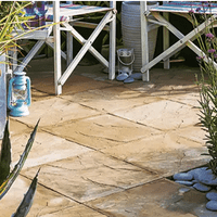 STONEMARKET Ryton Riven Buff Paving 450mmx450mmx32mm