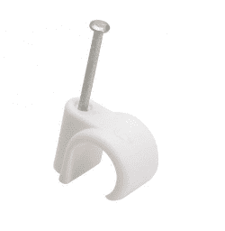 TALON Nail-in Pipe Clip 22mm White NCW22
