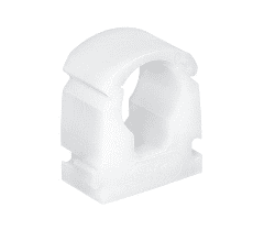TALON Single Hinged Pipe Clip 28mm White TS28