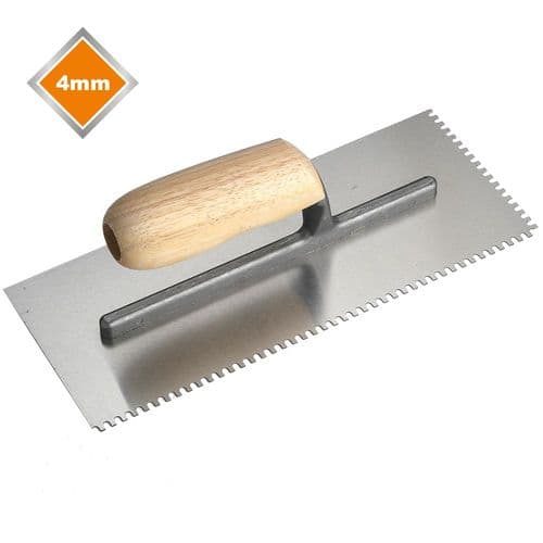 TILE RITE Steel 4mm Mosaic Adhesive Trowel MT145