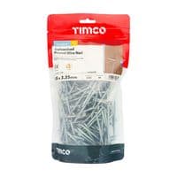 TIMCO 3.35x65mm Round Wire Nail - Galvanised 1kg GRW65B