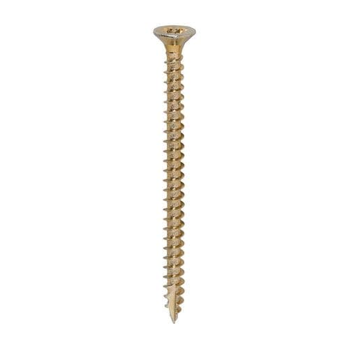 TIMCO 3.5x50mm Classic II Multi-Purpose Screw CSK PZ Yellow (Box 200) 35050CLAF