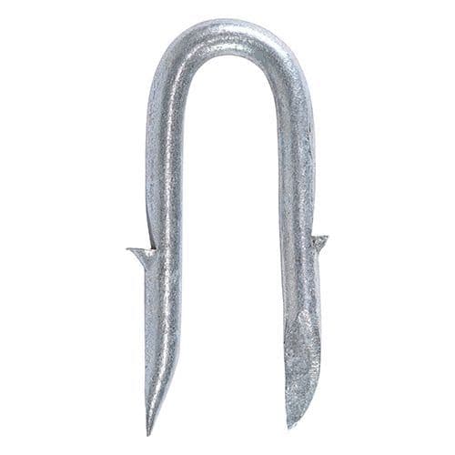 TIMCO 4.00x40mm Barbed Staple - Galvanised 1kg BS40B