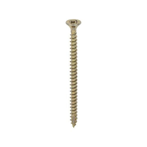 TIMCO 4.0x60mm Classic II Multi-Purpose Screw CSK PZ Yellow (Box 200) 40060CLAF