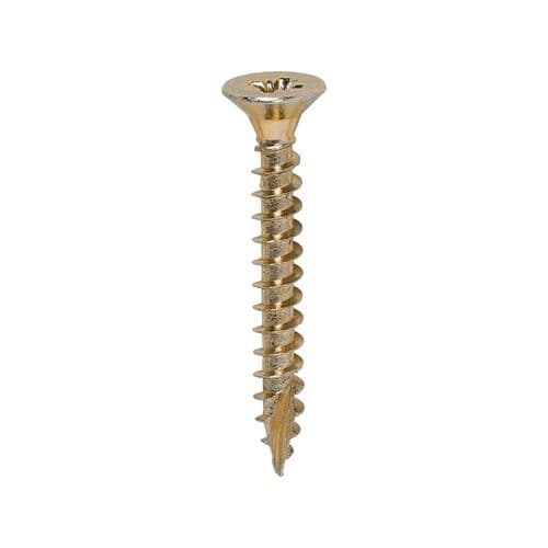TIMCO 5.0x40mm Classic II Multi-Purpose Screw CSK PZ Yellow (Box 200) 50040CLAF
