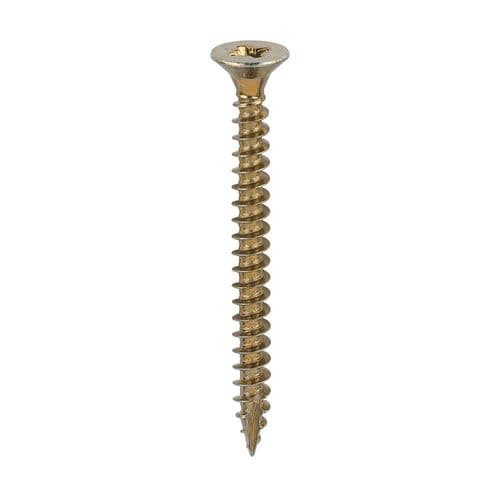 TIMCO 5.0x60mm Classic II Multi-Purpose Screw CSK PZ Yellow (Box 200) 50060CLAF