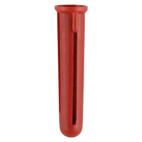 TIMCO 5.5x30mm Red Plastic Plug (Box 100) RPLUG
