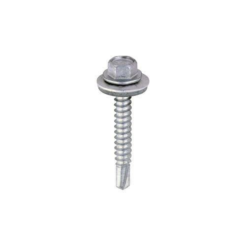 TIMCO 5.5x38mm Self Drill Hex Screw Metal To Light Steel W16 SO (Box 100) L38W16B