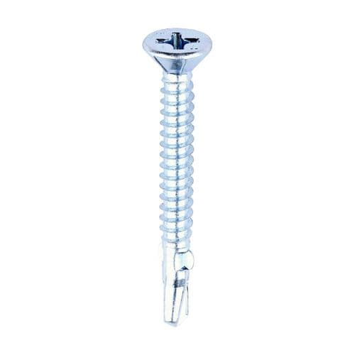 TIMCO 5.5x50mm Wing-Tip Self Drill Screw PH3 Timber To Light Steel BZP (Box 200) LW50B