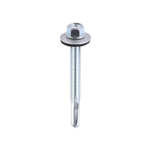 TIMCO Hex No.5 S/Drill Screw 5.5 x 55mm (Bag 100) ZH55W16