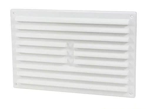 TIMLOC 260x170mm (9"x6") Internal Louvre Vent White 1211W 