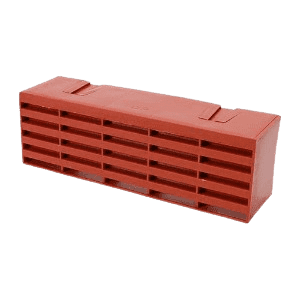 TIMLOC 9"x3" Plastic Airbrick 215mmx69mmx60mm Terracotta 1201ABTE