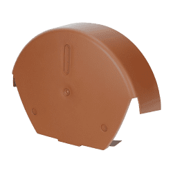 TIMLOC Dry Fix Verge Round Ridge Cap (Profiled Tile) Terracotta 99114