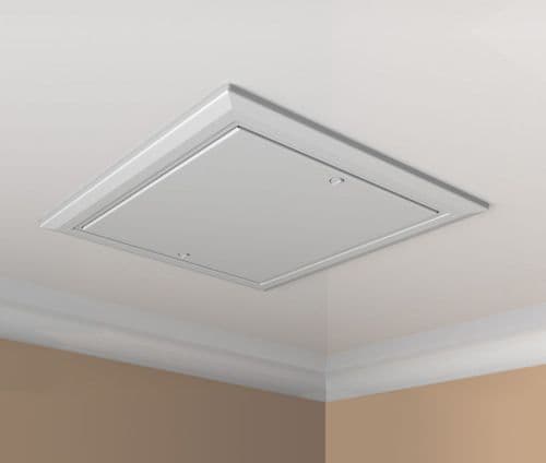 TIMLOC Plastic Drop-in Loft Access Door 562x665mm WH 1168