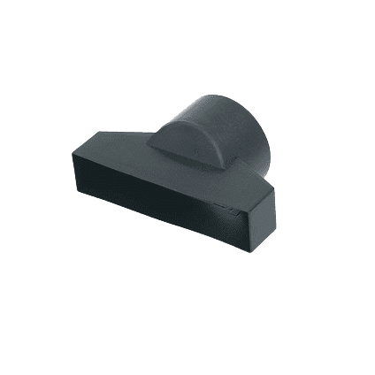 TIMLOC U/floor Vent Duct Adaptor 110mm Diameter Black 1205