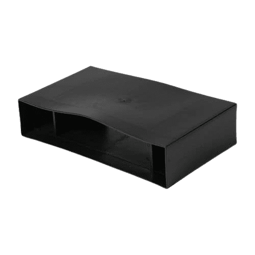 TIMLOC U/floor Vent Horizontal Front Extension +115mm Black 1203