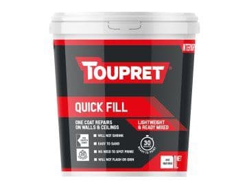 TOUPRET Quick Fill Lightweight (Ready Mixed) 1L Tub TTREDLP01GB