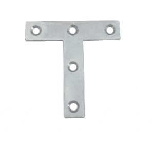 UNION 75mm Tee Plate Steel (Pk 2) DX40543