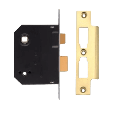 UNION Bathroom Lock PB 2.5" Case Y2294-PL-2.5