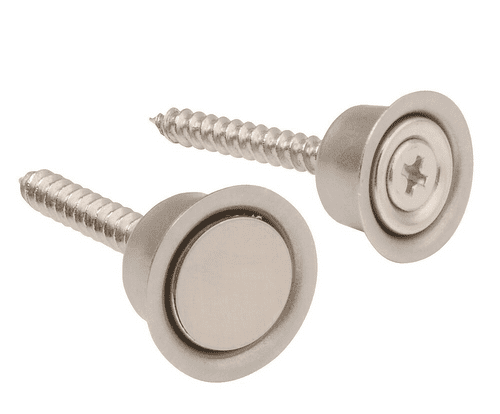 UNION Concealed Magnetic Catch For 16mm- 30mm Doors Satin S/Steel (1 Set) PLS12PRO